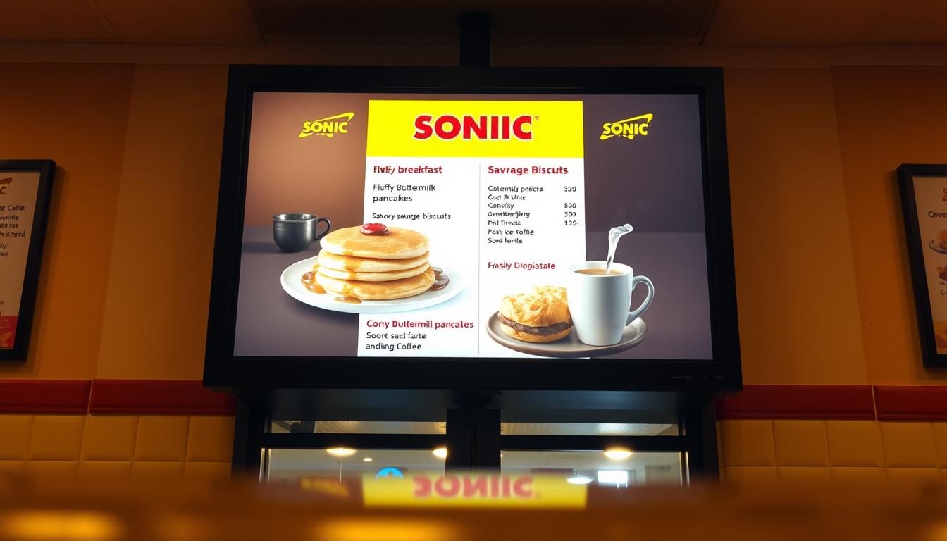 Sonic Breakfast Menu