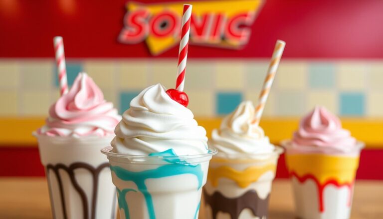 Sonic Dessert Menu