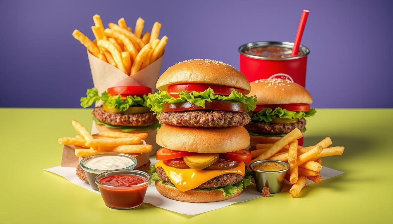 Wendy's Burger Menu